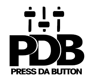 PDB PRESS DA BUTTON logo