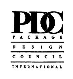 PDC PACKAGE DESIGN COUNCIL INTERNATIONAL logo