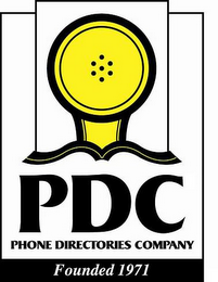 PDC PHONE DIRECTORIES COMPANY FOUNDED 1971 logo