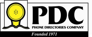 PDC PHONE DIRECTORIES COMPANY FOUNDED 1971 logo