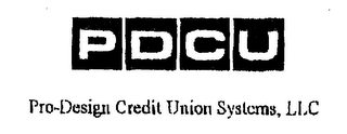 PDCU PRO-DESIGN CREDIT UNION SYSTEMS, LLC logo