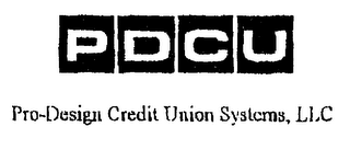 PDCU PRO-DESIGN CREDIT UNION SYSTEMS, L.L.C. logo