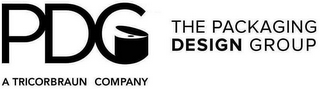 PDG THE PACKAGING DESIGN GROUP A TRICORBRAUN COMPANY logo