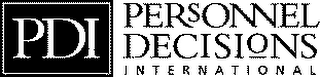 PDI PERSONNEL DECISIONS INTERNATIONAL logo