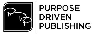 PDP PURPOSE DRIVEN PUBLISHING logo