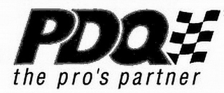 PDQ THE PRO'S PARTNER logo