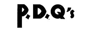 P.D.Q.'S logo