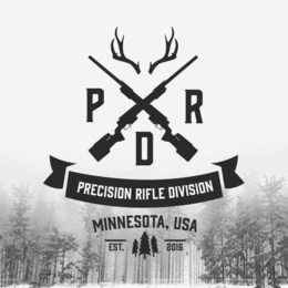 PDR PRECISION RIFLE DIVISION MINNESOTA, USA EST. 2016 logo