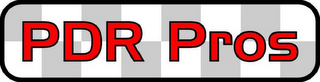 PDR PROS logo
