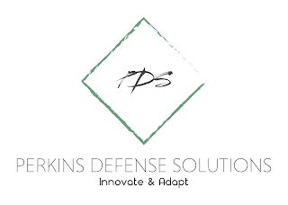 PDS PERKINS DEFENSE SOLUTIONS INNOVATE & ADAPT logo
