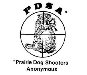 PDSA PRARIE DOG SHOOTERS ANONYMOUS logo