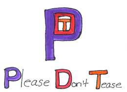 PDT PLEASE DON'T TEASE logo