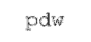 PDW logo