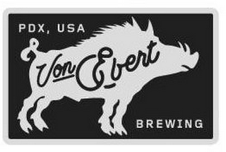 PDX, USA VON EBERT BREWING logo