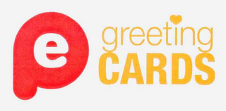PE GREETING CARDS logo