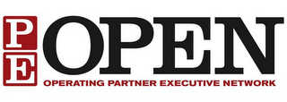 PE OPEN OPERATING PARTNER EXECUTIVE NETWORK logo