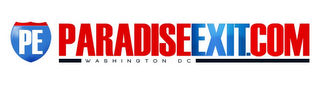 PE PARADISE EXIT.COM WASHINGTON D.C. logo
