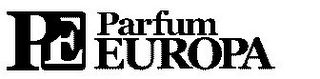 PE PARFUM EUROPA logo