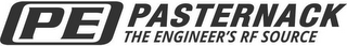 PE PASTERNACK THE ENGINEER'S RF SOURCE logo