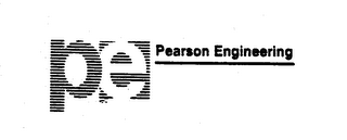 PE PEARSON ENGINEERING logo
