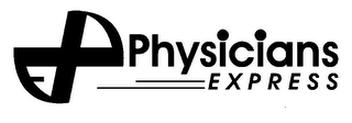PE PHYSICIANS EXPRESS logo