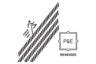 P&E PREP AND EXECUTE logo