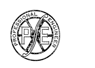 PE PROFESSIONAL ENGINEER logo