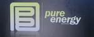 PE PURE ENERGY BAND logo