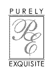 PE PURELY EXQUISITE logo