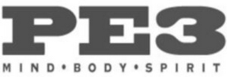 PE3 MIND BODY SPIRIT logo