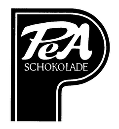 PEA SCHOKOLADE P logo