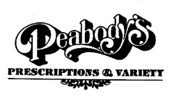 PEABODY'S PRESCRIPTIONS & VARIETY logo