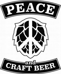PEACE AND CRAFT BEER logo