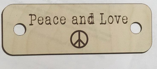 PEACE AND LOVE logo