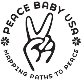 PEACE BABY USA MAPPING PATHS TO PEACE logo