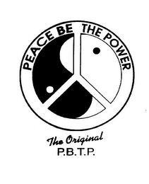 PEACE BE THE POWER THE ORIGINAL P.B.T.P. logo