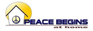 PEACE BEGINS AT HOME logo
