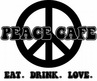 PEACE CAFE EAT DRINK LOVE logo