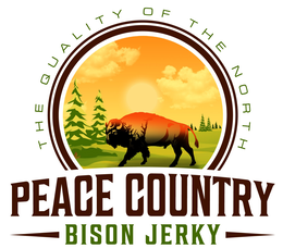 PEACE COUNTRY BISON JERKY logo