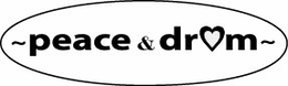 PEACE & DRUM logo