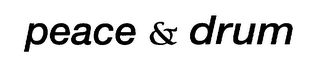 PEACE & DRUM logo