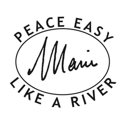 PEACE EASY LIKE A RIVER MARIE logo