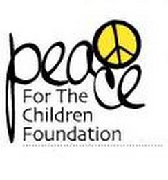 PEACE FOR THE CHILDREN FOUNDATION logo