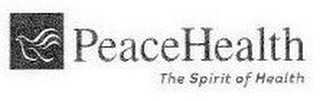 PEACE HEALTH THE SPIRIT OF HEALTH logo