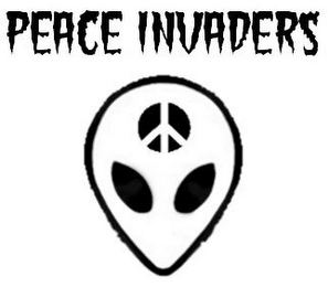 PEACE INVADERS logo