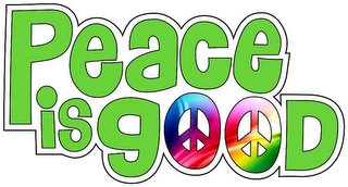 PEACE IS GOOD logo