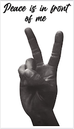 PEACE IS IN FRONT OF ME logo