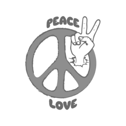 PEACE LOVE logo