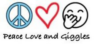PEACE LOVE AND GIGGLES logo