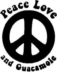 PEACE LOVE AND GUACAMOLE logo